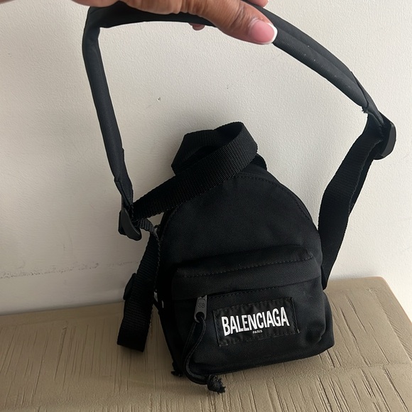 Balenciaga Mini Backpack. Worn only twice. Very good condition. - Picture 2 of 5